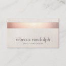 Search for rose gold foil business cards Hairstylist