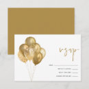 Search for birthday party rsvp cards Gold