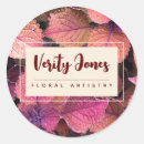 Search for florist business stickers Pink