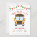 Search for wheels on the bus birthday invitations 2nd