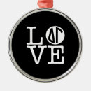 Search for love ornaments Typography