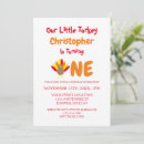 Search for turkey birthday invitations Fall