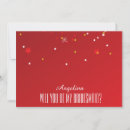 Search for christmas wedding bridesmaid cards Gold