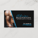 Search for bodybuilder business cards black