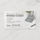 Search for bookkeeping business cards Financial service