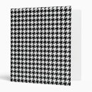 Search for fashion binders Houndstooth