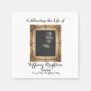 Search for celebration of life napkins Gold