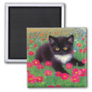 Search for tux kitty magnets black and white cat