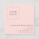 Search for light pink business cards Professional