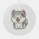 Search for siberian husky ornaments Puppy