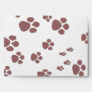 Search for paw print envelopes Kitty