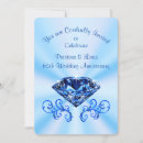 Search for 65th wedding anniversary invitations Blue