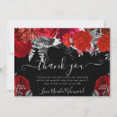 Search for red roses thank you cards Watercolor
