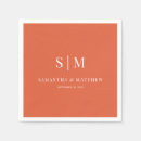 Search for sunset napkins Initials