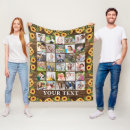 Search for sunflower blankets Rustic