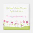 Search for baby shower thank you magnets Pink