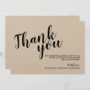 Search for kraft paper thank you cards Script