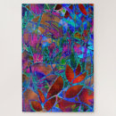 Search for art glass puzzles Floral