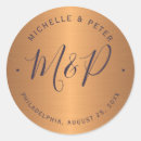 Search for metallic gold labels Monogrammed