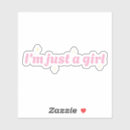 Search for its a girl stickers Coquette