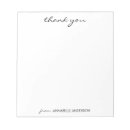 Search for thank you notepads Elegant