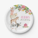 Search for farm paper plates Pink
