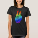 Search for hand peace sign tshirts Lgbtq