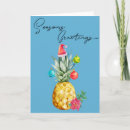 Search for pineapple christmas cards Tropical
