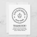 Search for bakery thank you cards Cupcakes