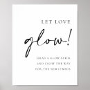 Search for let love glow Typography