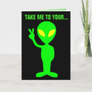 Search for funny alien birthday cards Ufo