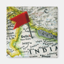 Search for world map magnets Studio shot