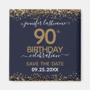Search for 90th birthday save the dates Elegant
