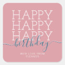 Search for pink stickers Birthday