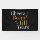 Search for 60th birthday banners Typography