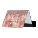 Search for pink business card holders Rose gold