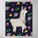 Search for colorful llama art posters Whimsical