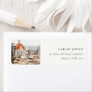 Search for italy return address labels Watercolor