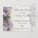 Search for purple silver save the dates Rose