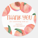 Search for sweet as a peach first birthday Watercolor peaches