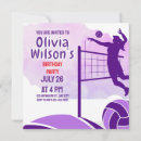 Search for volleyball party invitations Cute