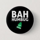 Search for bah humbug buttons Santa claus