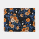 Search for blue and orange doormats Floral