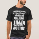 Search for administrative assistant tshirts Title