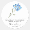 Search for forget me not stickers Memorial