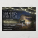 Search for string lights wedding invitations Barn