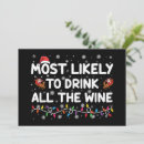 Search for wine christmas invitations Winter