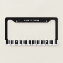 Search for music license plate frames Keyboard