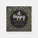 Search for happy retirement napkins Modern