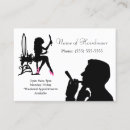 Search for women business cards Hair stylist